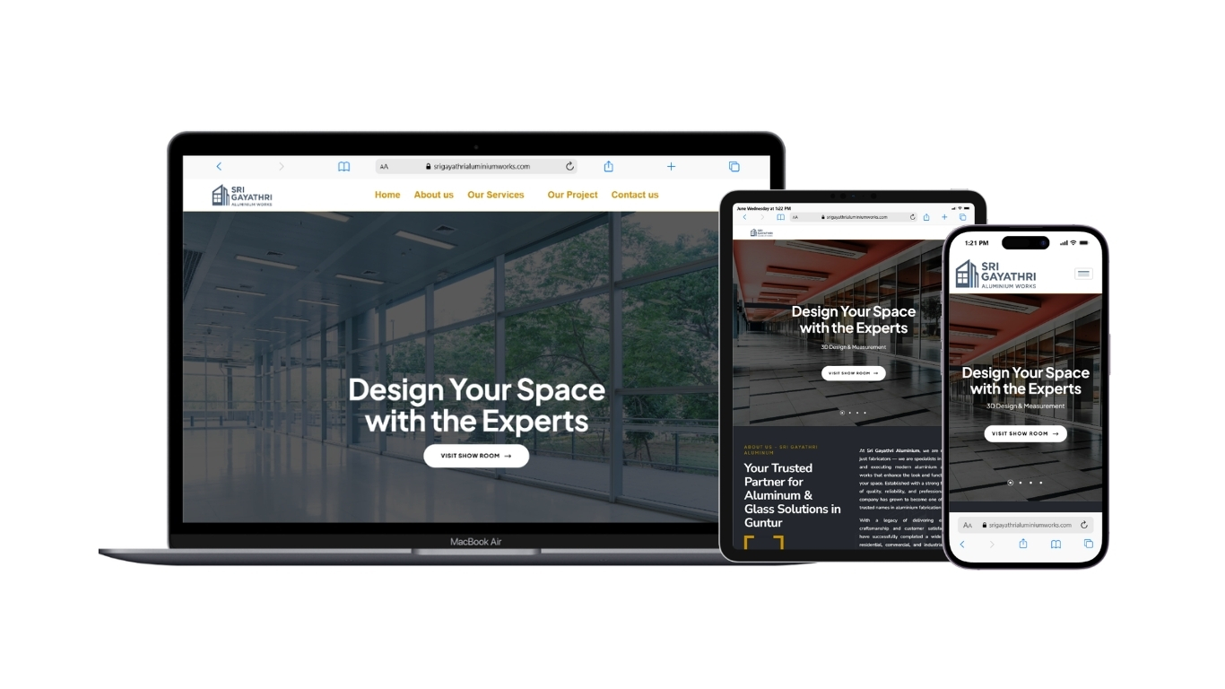 Srigayatrialuminiumworks | Your Drem Designs — Website Design