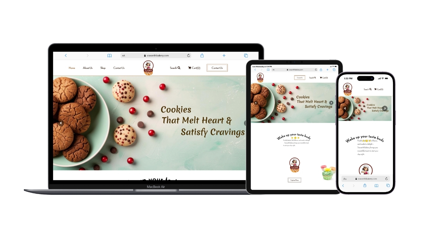 Bakery — Website Design