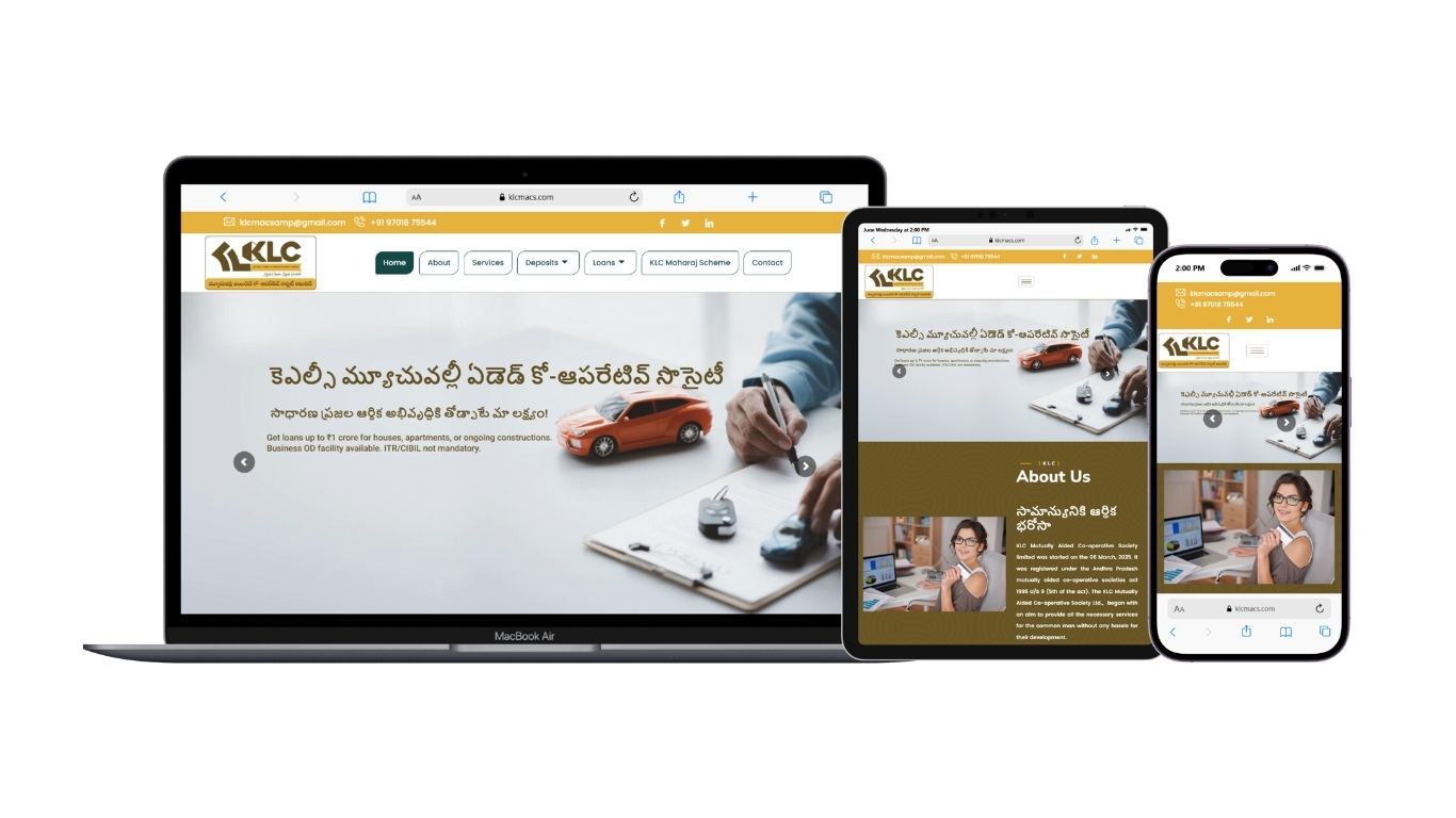 MUTUALLY AIDED CO-OPERATIVE SOCIETY LIMTED — Website Design