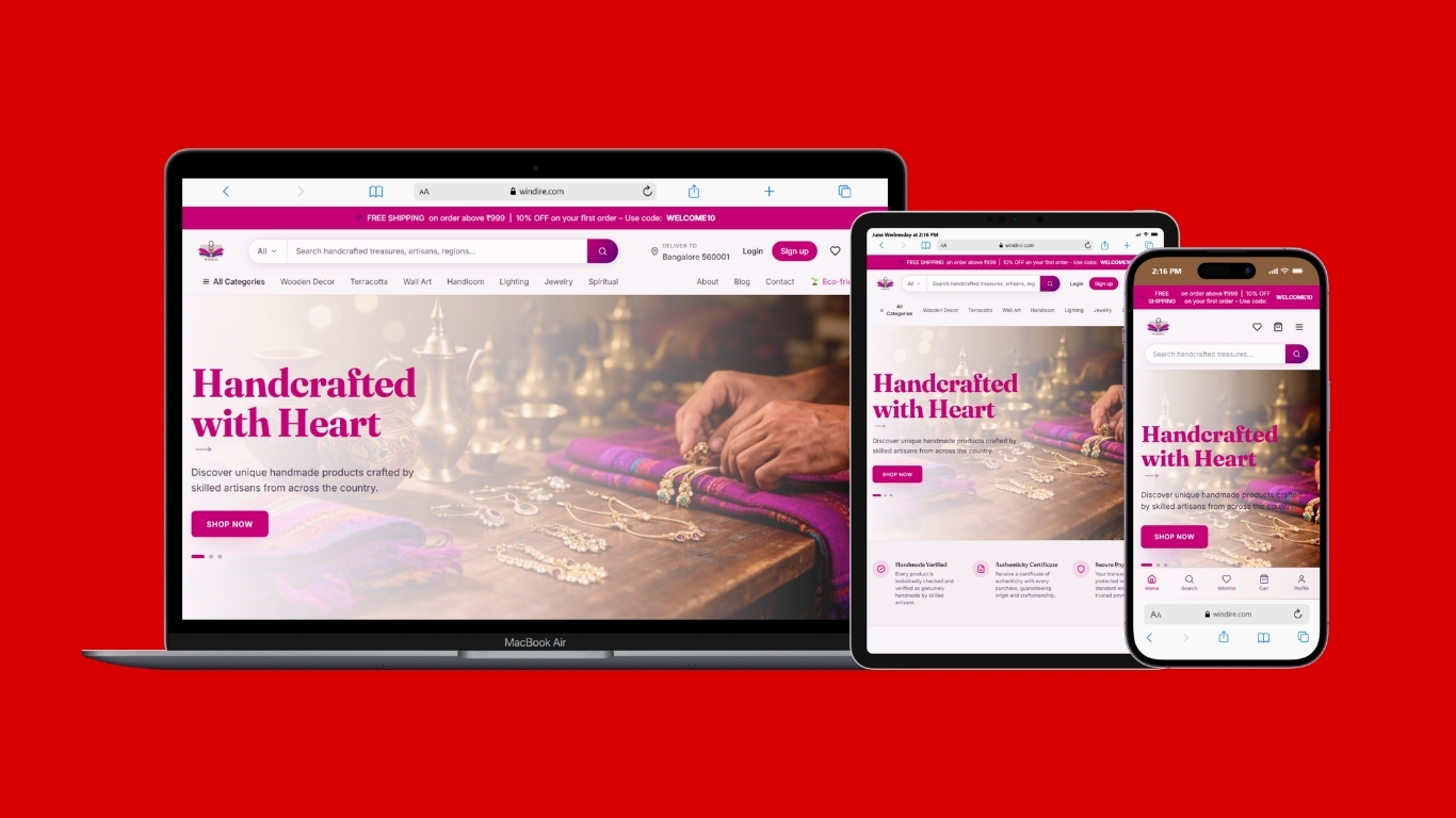 Windire ---Discover india through Handcrafted Stories